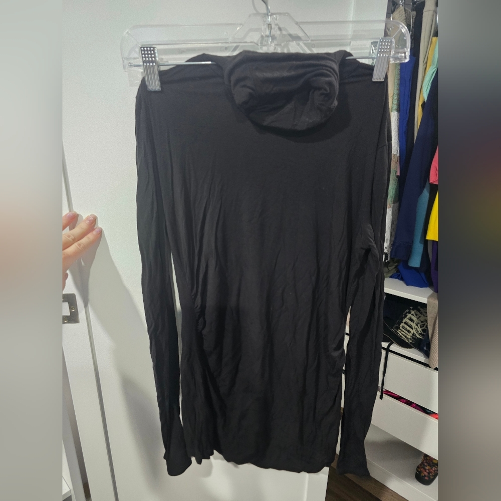 New York & Company Black Turtleneck Top